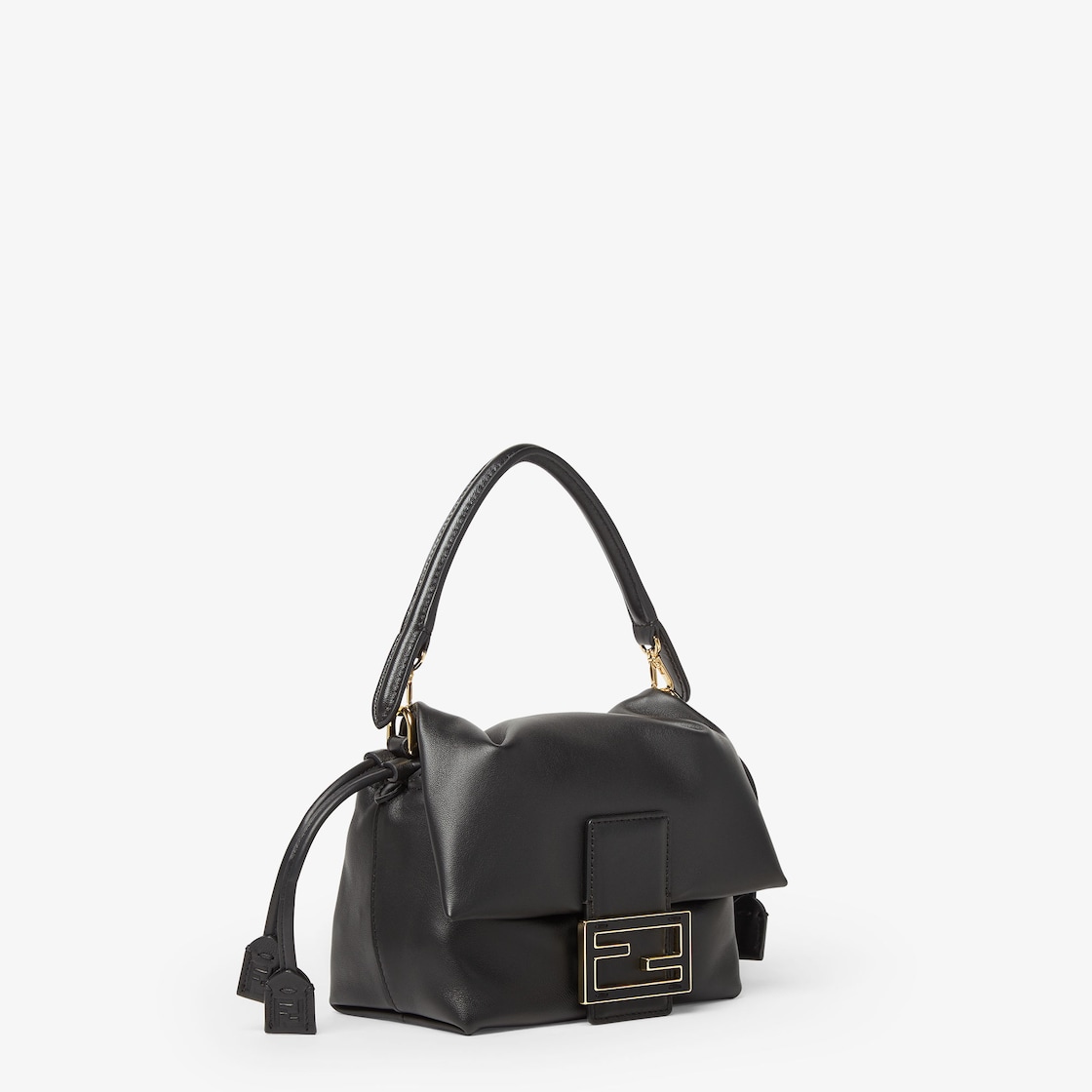 FENDI Mamma Baguette Small Black nappa leather mini bag - Image 6